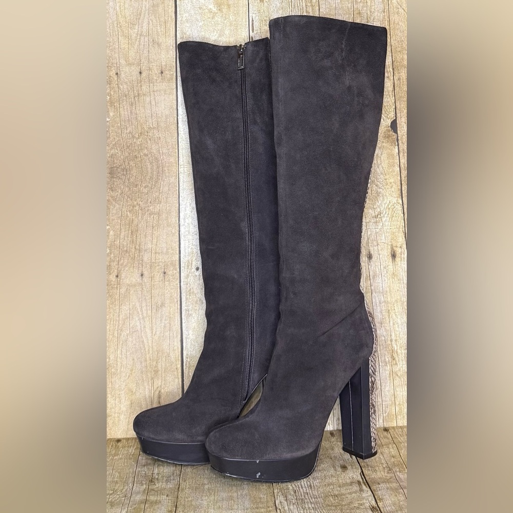 Calvin Klein Brown Knee High Boots